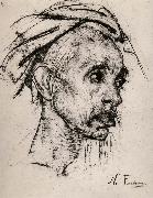 Nikolay Fechin Head portrait of old man china oil painting artist